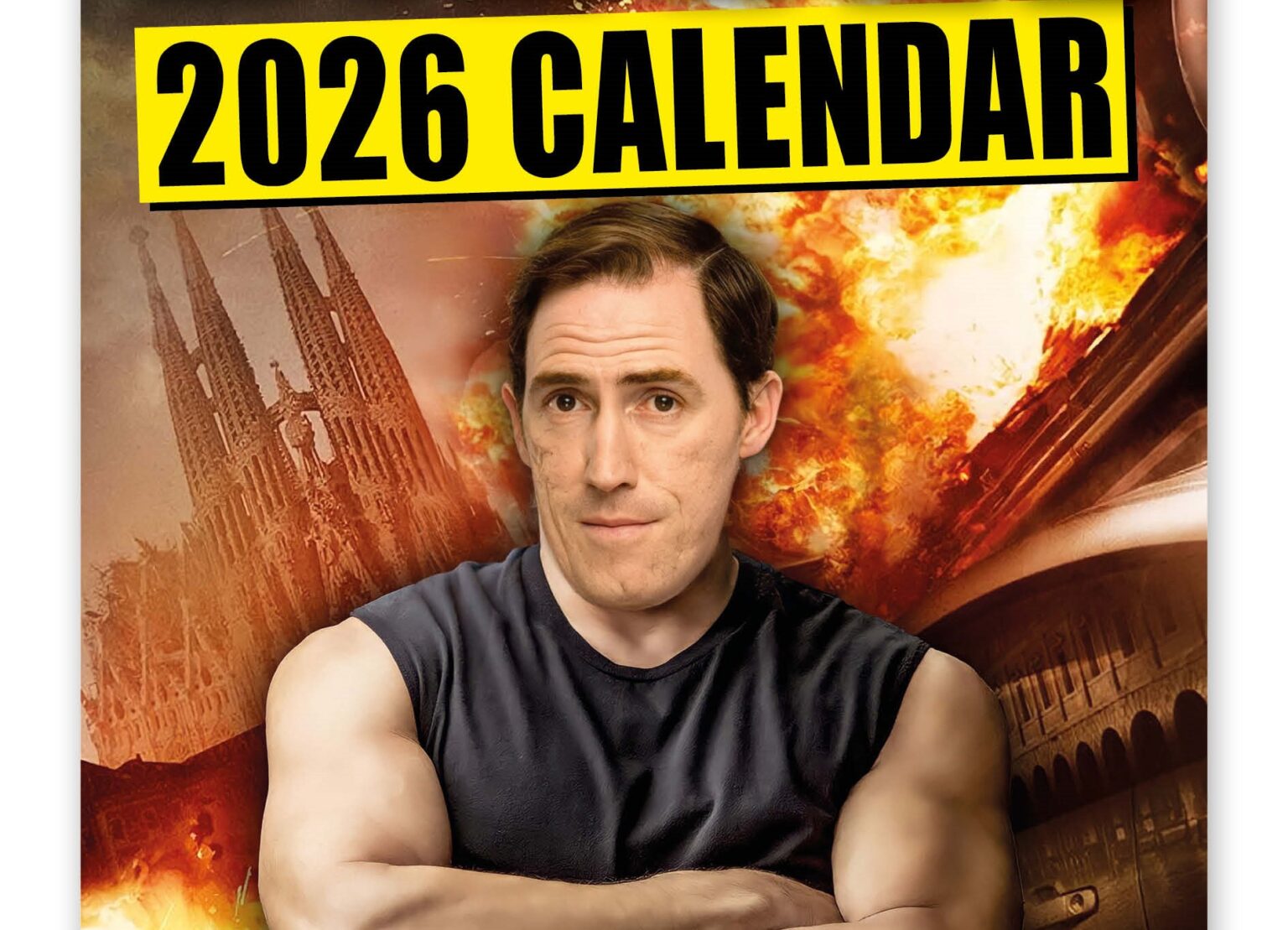 A quirky 2026 Bryn Diesel calendar hilariously blends Uncle Bryn with Vin Diesel iconic movie scenes-offering a fun novelty gift sure to spark laughs all year round.