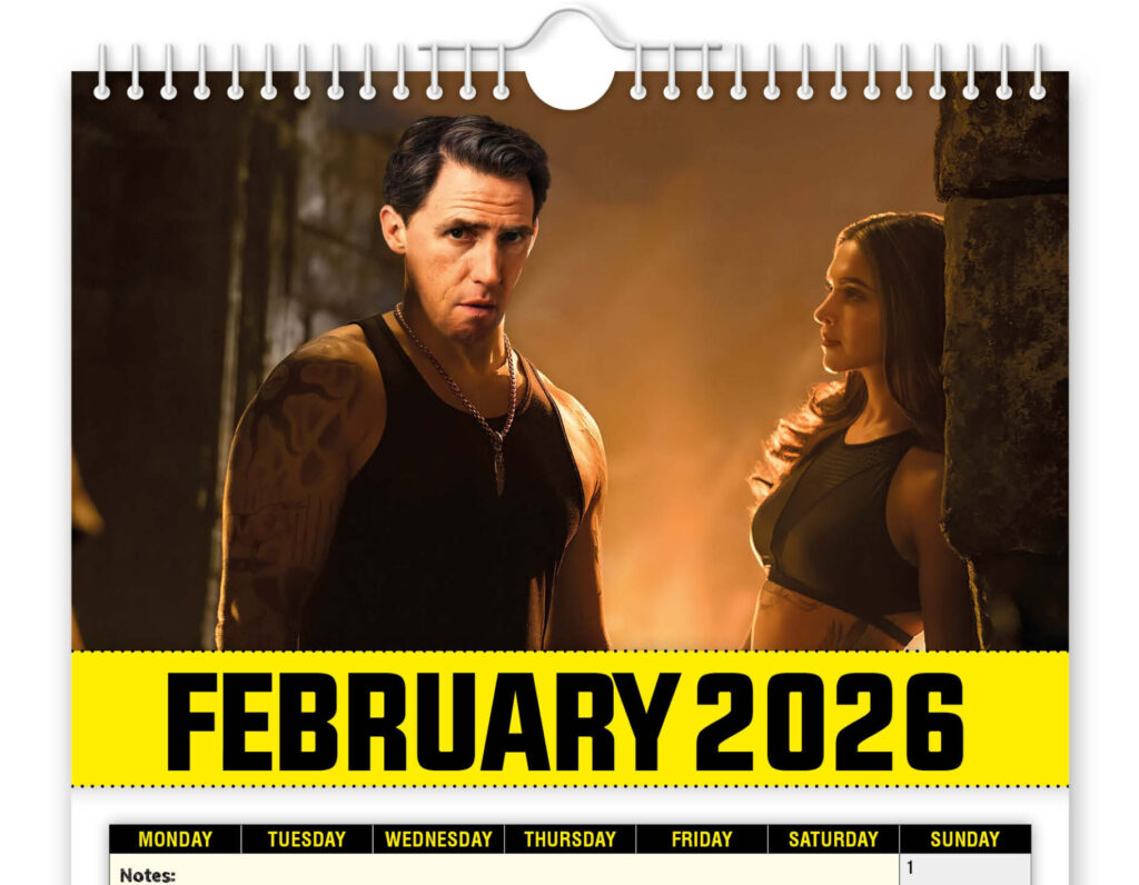 A quirky 2026 Bryn Diesel calendar hilariously blends Uncle Bryn with Vin Diesel iconic movie scenes-offering a fun novelty gift sure to spark laughs all year round.