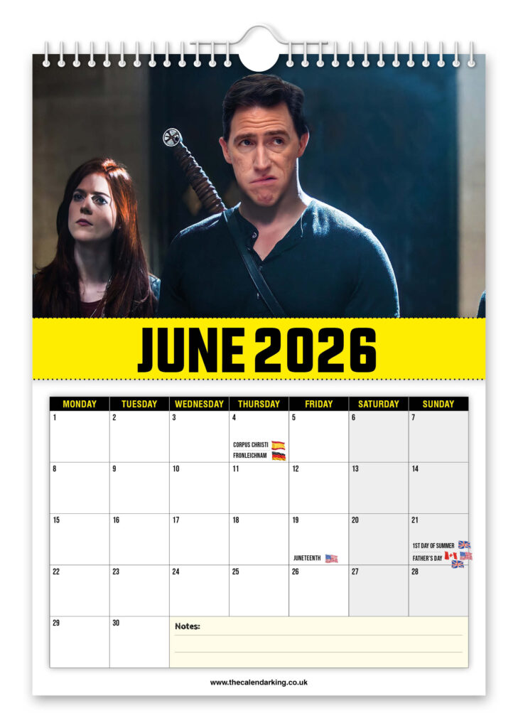 A quirky 2026 Bryn Diesel calendar hilariously blends Uncle Bryn with Vin Diesel iconic movie scenes-offering a fun novelty gift sure to spark laughs all year round.