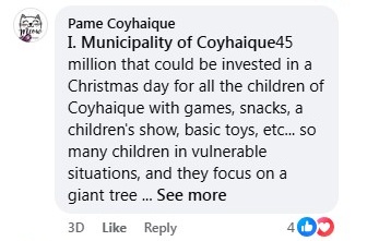 Social media comment on the post of Outrage after a £36900 Christmas tree collapses in strong winds just days after installation as council faces questions over safety spending and negligence.