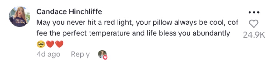 Social media comment on the post of Delivery driver dubbed Christmas angel after disguising kids presents on doorsteps to save festive magic going viral for kindness as parents praise thoughtful gesture.