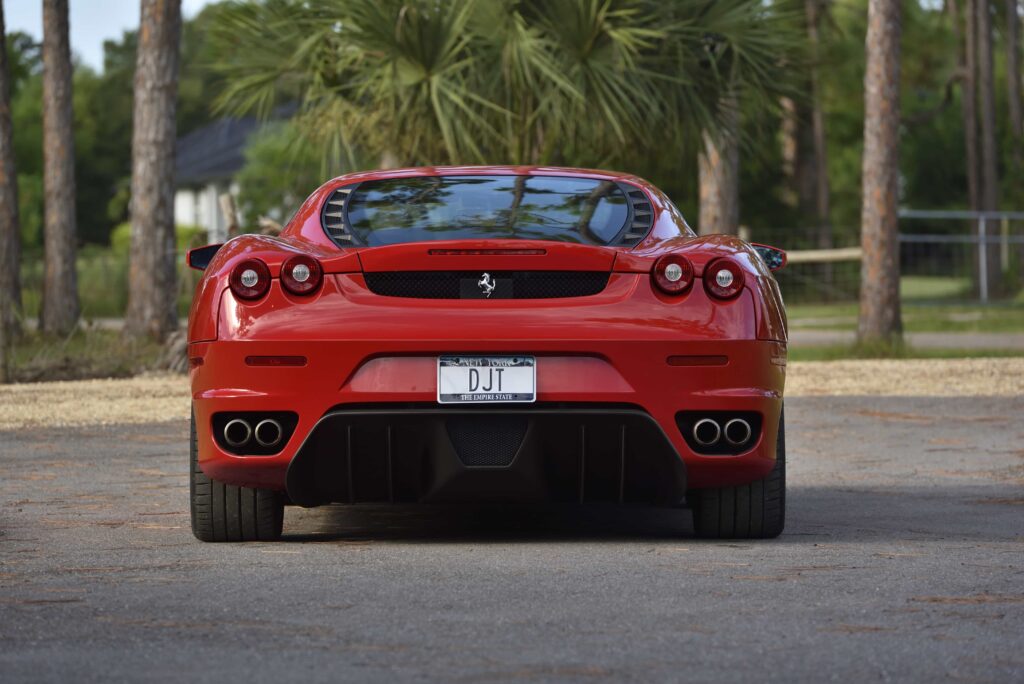 Donald Trump’s former Ferrari F430 F1 bought new in 2007 is heading to auction for £750,000, featuring low mileage, V8 power and signed ownership paperwork.