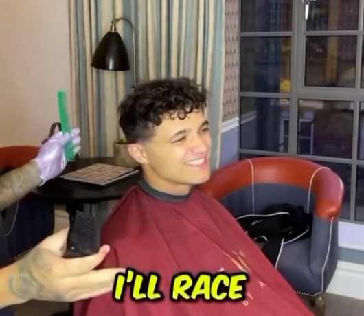 F1 champion Lando Norris set to bleach his hair after winning his first world title honouring a bet with his barber as fans cheer on the McLaren star’s bold new look for next season.