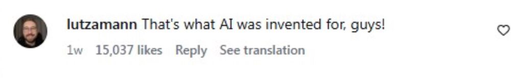 Social media comment on the post of Three farmers drench themselves in manure in a convertible to promote festival beer tent viral stunt in Germany hits millions showing rural humour bold creativity and scrappy marketing.