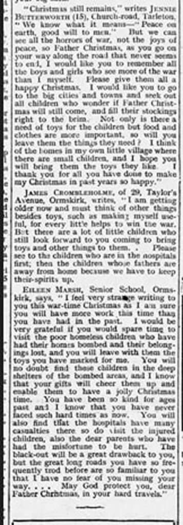 Earliest known UK letter to Santa from 1883 reveals six year old Janet’s sweet wish list as Ancestry shows how children’s Christmas hopes have changed but heartfelt messages stay the same.