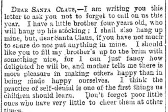 Earliest known UK letter to Santa from 1883 reveals six year old Janet’s sweet wish list as Ancestry shows how children’s Christmas hopes have changed but heartfelt messages stay the same.