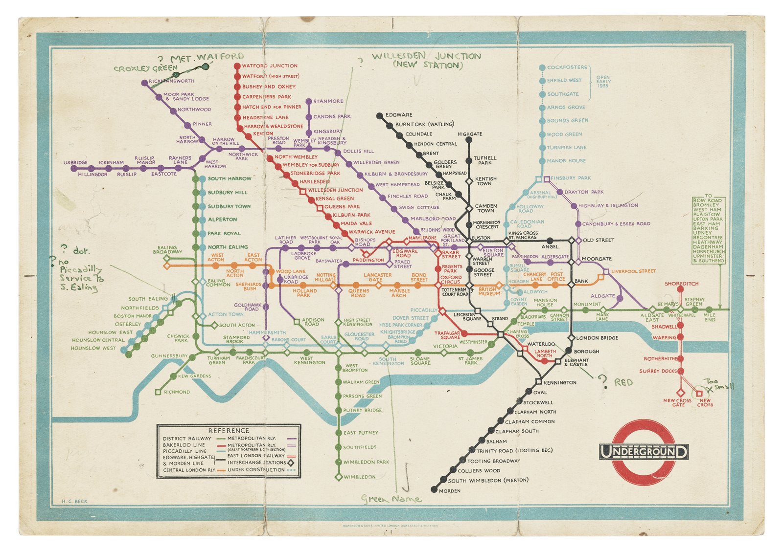 First ever London Underground map sells for £88,900 - What's The Jam