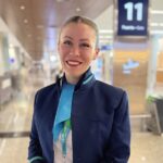 Flight attendant shares three stress free Christmas travel tips as festive rush hits record levels and reveals why Santa was nearly kicked off a plane mid holiday chaos.