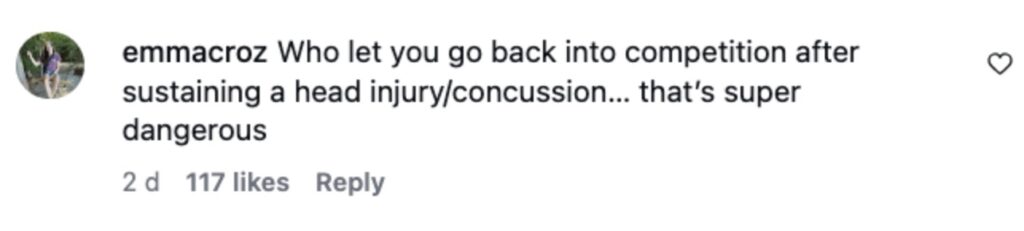 A Liverpool gymnast briefly knocked out mid routine rebounds minutes later to land a 14.0 difficulty record nine double somersaults and a triple stunning viewers with his determination.