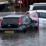 Drivers return to find their cars submerged by the tidal Thames after parking near riverside pubs in Twickenham and Richmond prompting warnings to avoid the embankment during high tide season.
