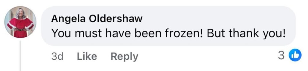 Social media comment on the post of Giant sand cow appears on Bridlington beach before Christmas stunning walkers as activist artist creates lifelike artwork highlighting animal consent debate before tide erases it.