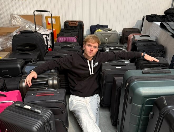 Lost luggage buyer reveals shocking items left at airports from baggies and sim cards to stained underwear as viral unpacking videos expose bizarre travel secrets.