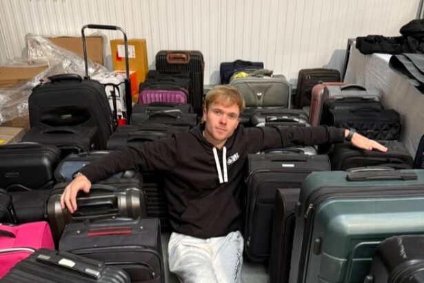 Lost luggage buyer reveals shocking items left at airports from baggies and sim cards to stained underwear as viral unpacking videos expose bizarre travel secrets.