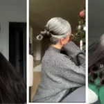 A woman who went fully grey in her teens is finally embracing her natural silver hair after years of bullying, inspiring millions with her dye free journey and message of self love.