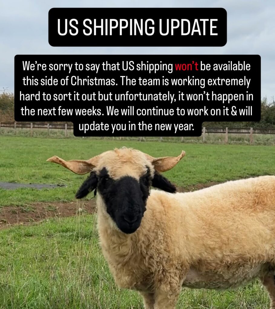 Jeremy Clarkson’s Diddly Squat Farm Shop halts US shipping before Christmas leaving American fans without gifts as delays continue with updates promised in the new year.