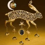 Golden hare from 1979 Masquerade treasure hunt sells for £82550 at Sotheby’s after sparking worldwide riddles and decades of fascination with the iconic 18 carat jewelled prize.