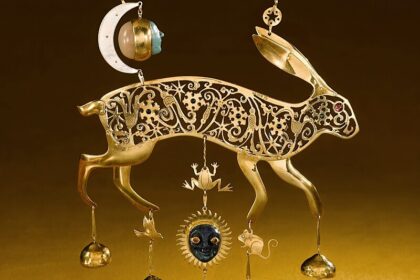 Golden hare from 1979 Masquerade treasure hunt sells for £82550 at Sotheby’s after sparking worldwide riddles and decades of fascination with the iconic 18 carat jewelled prize.