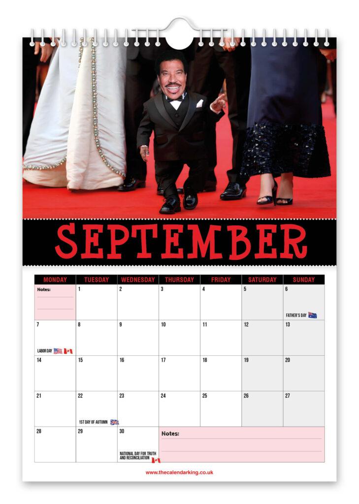 Pop icon Lionel Richie gets hilariously pint sized in a quirky 2026 novelty calendar featuring AI snaps from red carpets to tiny pianos perfect gift laughs worldwide fun.