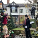 A woman creates a magical Muppets Christmas Carol garden display for just 100 pounds featuring handmade 3D characters that delight neighbours and captivate children throughout the festive season.