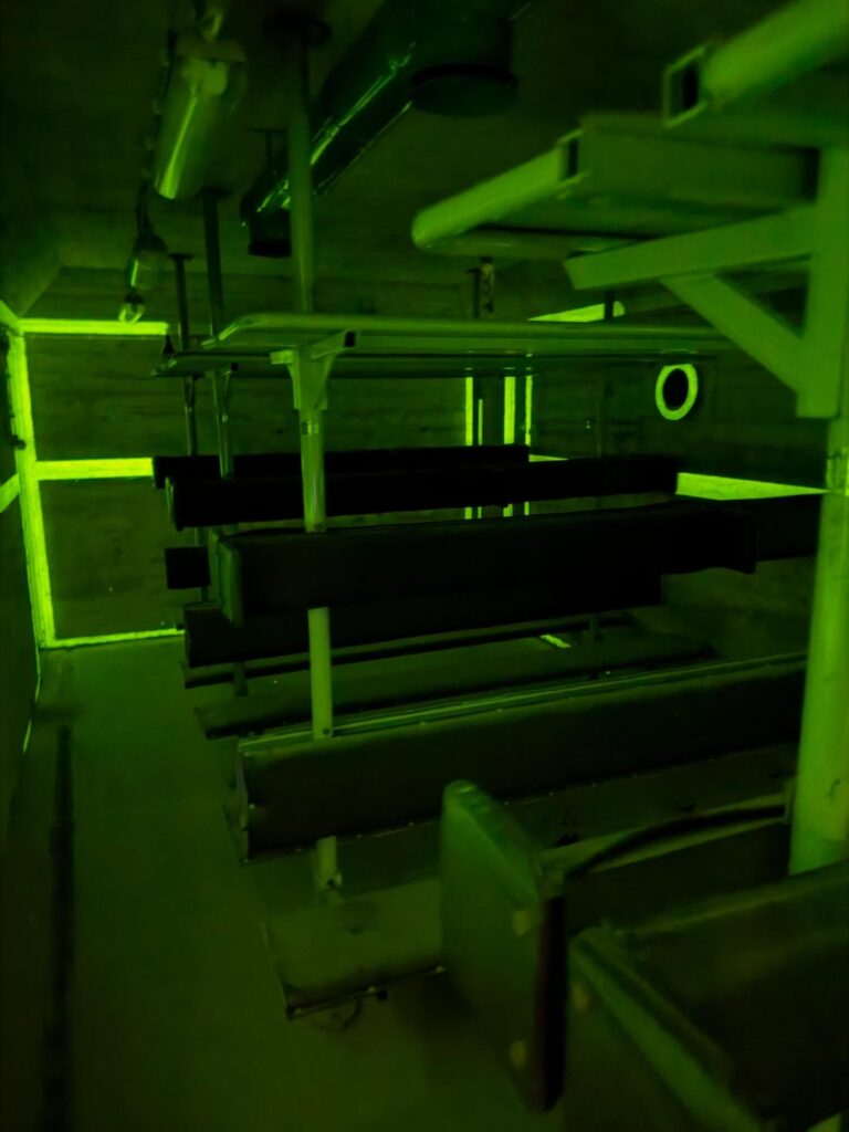 An explorer found an abandoned Cold War bunker in Germany frozen in time, with beds, showers and chairs in immaculate condition despite decades of dust and dereliction since the 1960s.