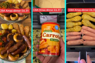Man goes viral after making a cant be arsed Christmas dinner for just £6 using Aldi tins and an air fryer claiming it tastes as good as a traditional festive feast.
