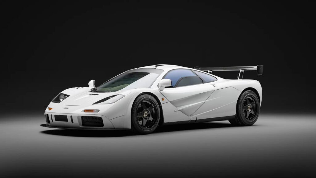 McLaren F1 once owned by Brunei royalty sells for £19m-record price-high downforce upgrades-signatures from Schumacher and Hamilton-makes history as 13th most expensive car ever.