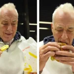 Michael Barrymore leaves fans in stitches with a chaotic expletive filled review of McDonald’s new Grinch menu as he samples the items dances in the queue and delights viewers with his trademark humour.