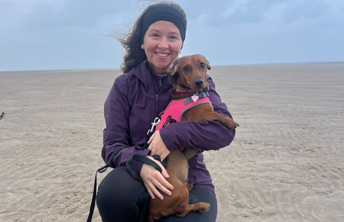 Mischievous dachshund Penny was caught on camera stealing and eating dog treats from a Secret Santa gift under the Christmas tree while her owners were at work.