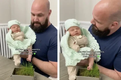 An American couple shipped Irish soil to the US so their newborn could touch her heritage with first steps on Irish dirt a heartfelt tradition celebrating roots culture and family pride.