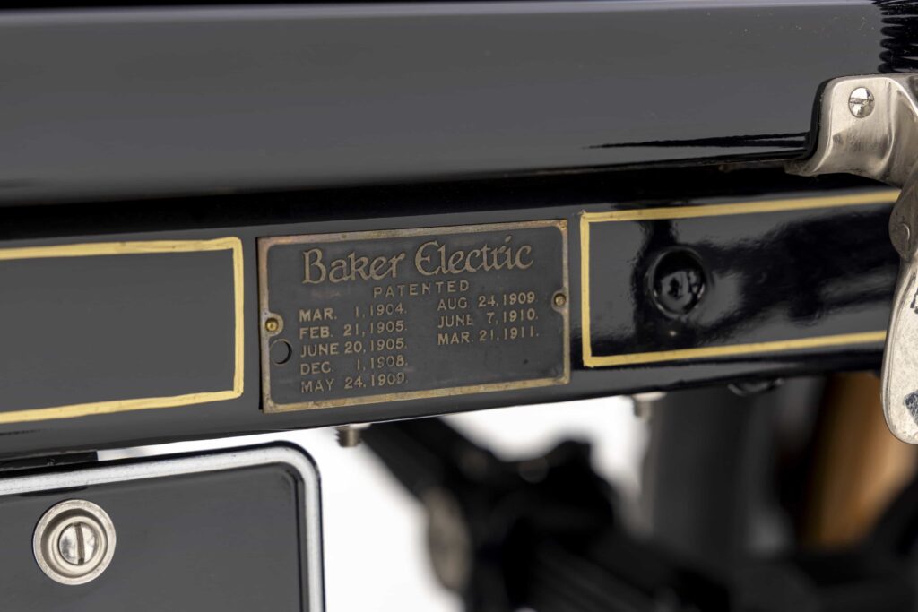 A 1912 Baker Electric Model V one of the world’s earliest electric cars is heading to auction for £375,000 celebrated for its design history and meticulous restoration.