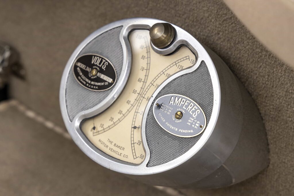 A 1912 Baker Electric Model V one of the world’s earliest electric cars is heading to auction for £375,000 celebrated for its design history and meticulous restoration.