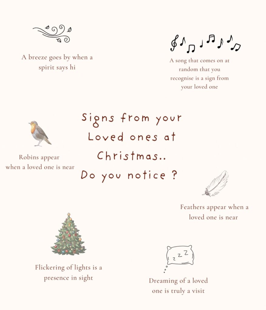 Psychic medium says Christmas is the hardest time as festive emotions thin the veil drawing spirits closer flooding her with messages from loved ones beyond.