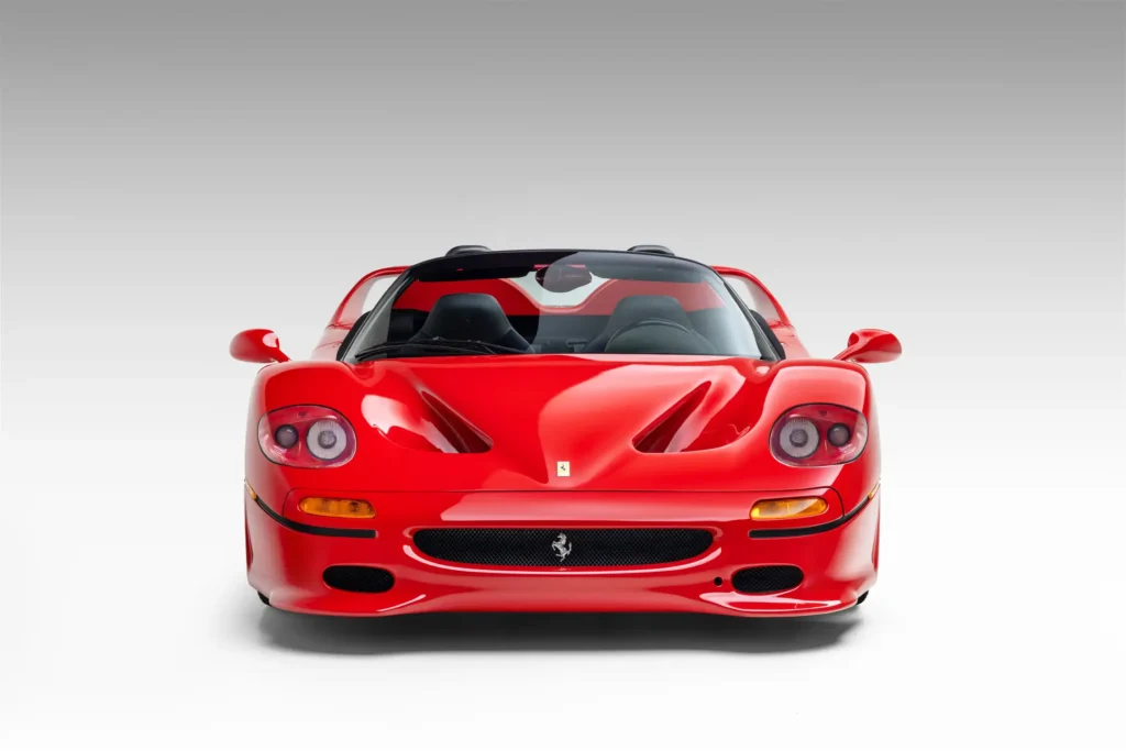 Rare 1995 Ferrari F50 with just 8,195 miles on sale for £6.5m, nearly nine times its original price, as one of only 349 models ever built.