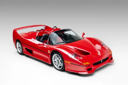 Rare 1995 Ferrari F50 with just 8,195 miles on sale for £6.5m, nearly nine times its original price, as one of only 349 models ever built.