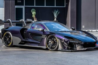 Ultra-rare McLaren Senna GTR hypercar built in tribute to Ayrton Senna goes up for sale for £800,000, with just 159 miles and extreme track-focused performance.