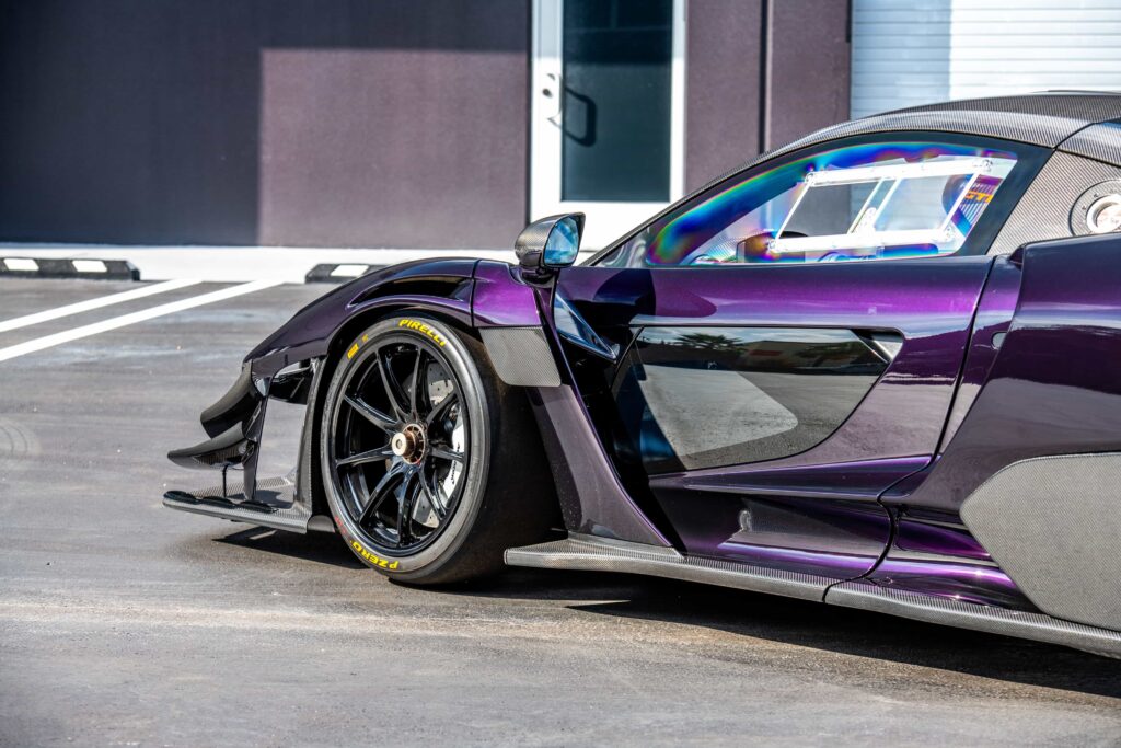 Ultra-rare McLaren Senna GTR hypercar built in tribute to Ayrton Senna goes up for sale for £800,000, with just 159 miles and extreme track-focused performance.