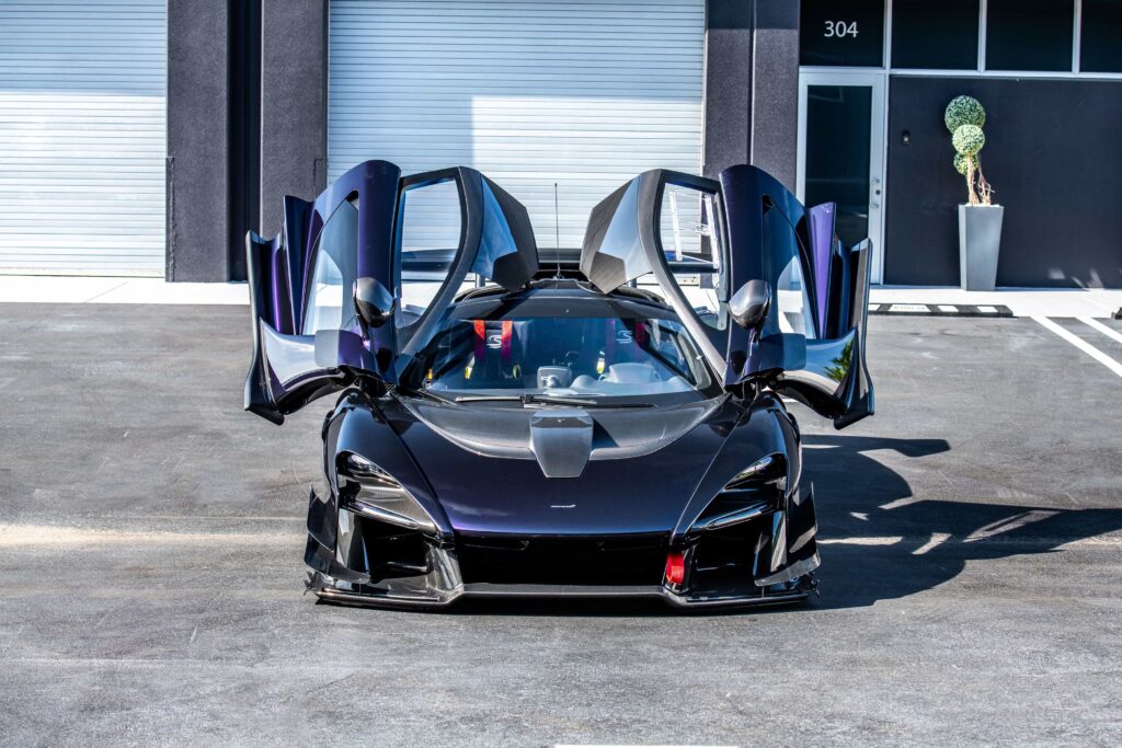 Ultra-rare McLaren Senna GTR hypercar built in tribute to Ayrton Senna goes up for sale for £800,000, with just 159 miles and extreme track-focused performance.