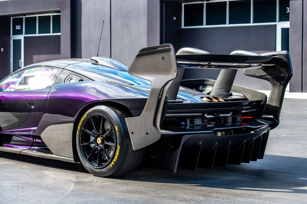 Ultra-rare McLaren Senna GTR hypercar built in tribute to Ayrton Senna goes up for sale for £800,000, with just 159 miles and extreme track-focused performance.