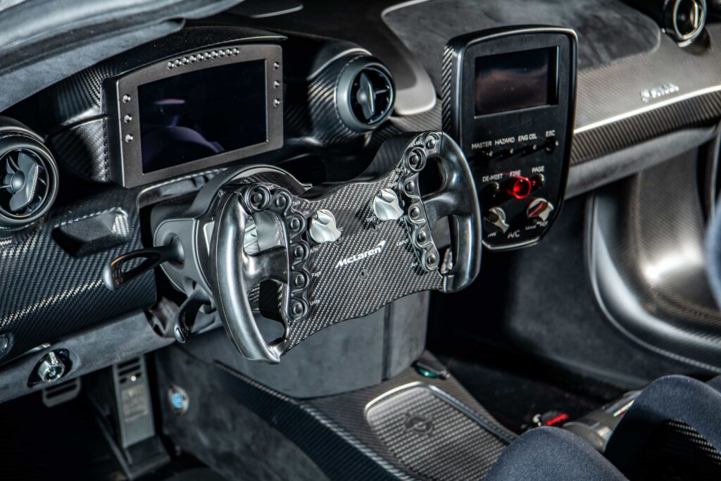 Ultra-rare McLaren Senna GTR hypercar built in tribute to Ayrton Senna goes up for sale for £800,000, with just 159 miles and extreme track-focused performance.