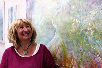 Cancer survivor transforms brain scans into colourful paintings turning illness into art as patient stories become emotional tributes celebrating healing resilience and the NHS.