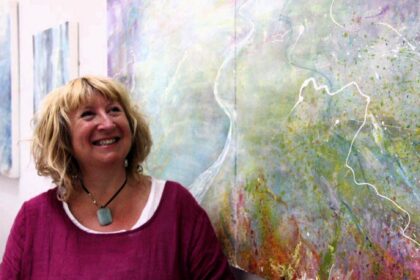 Cancer survivor transforms brain scans into colourful paintings turning illness into art as patient stories become emotional tributes celebrating healing resilience and the NHS.