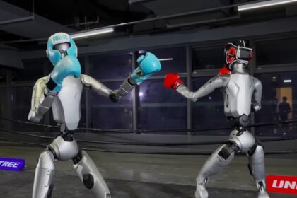 A new humanoid robot shocks viewers by brutally sparring and overpowering another bot in a viral demo highlighting rapid advances in fighting skills and robotic strength.
