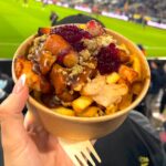 Newcastle serves festive loaded fries at St James Park for £9.80-chicken pigs in blankets stuffing cranberry and gravy delight fans as a quirky Christmas halftime treat.