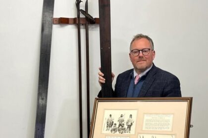 Skis used by Frank Vernon Browning during Captain Scott's doomed 1910-1913 Antarctic expedition are selling for £20,000, marking one of history's greatest survival stories after his team endured brutal winter conditions.
