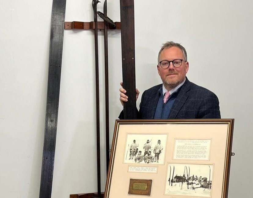 Skis used by Frank Vernon Browning during Captain Scott's doomed 1910-1913 Antarctic expedition are selling for £20,000, marking one of history's greatest survival stories after his team endured brutal winter conditions.