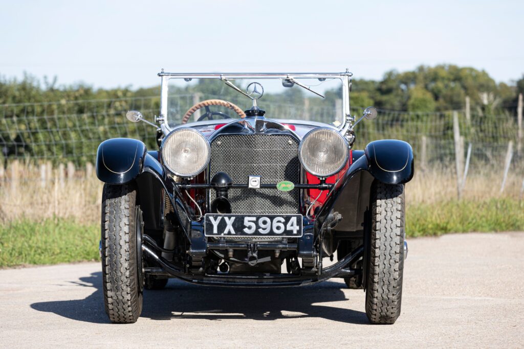 Peter Ustinov’s 1928 Mercedes 36/220 S Type, a rare 6.8 litre supercar needing full restoration after 38 years off the road, is up for auction at £1.75m with Bonhams.