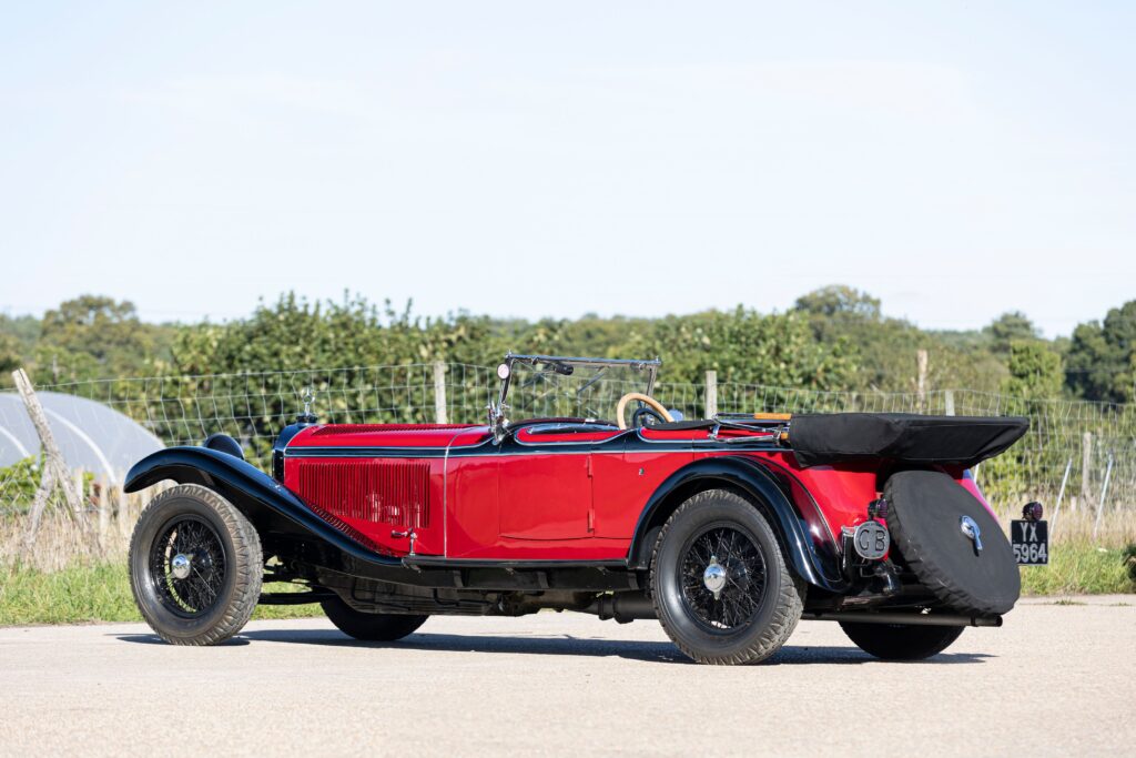 Peter Ustinov’s 1928 Mercedes 36/220 S Type, a rare 6.8 litre supercar needing full restoration after 38 years off the road, is up for auction at £1.75m with Bonhams.