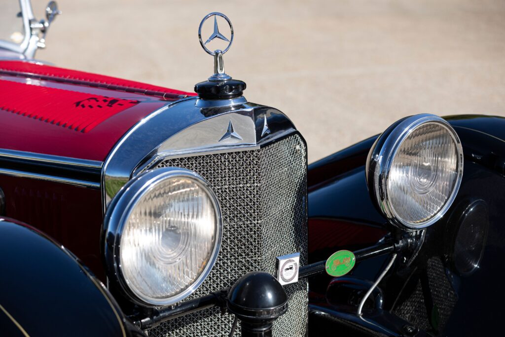 Peter Ustinov’s 1928 Mercedes 36/220 S Type, a rare 6.8 litre supercar needing full restoration after 38 years off the road, is up for auction at £1.75m with Bonhams.