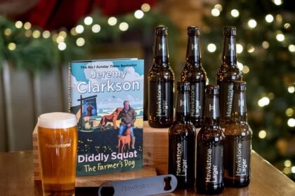 Jeremy Clarkson launches a £50 Merry Sixmas Christmas beer bundle that includes lager, gifts and a book, but shoppers save just 50p compared to buying items separately.