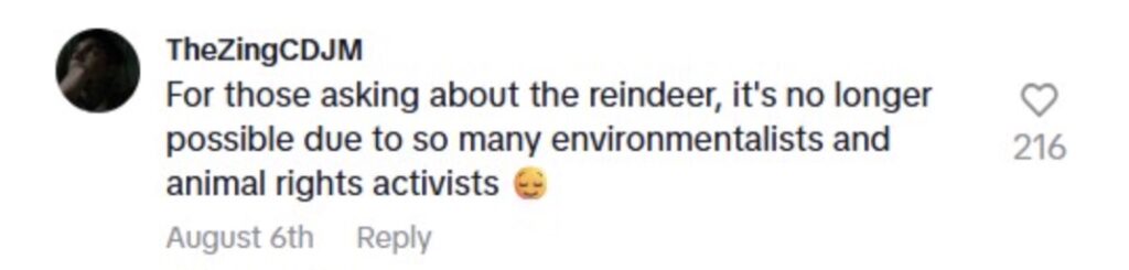 Social media comment on the post of Traffic cop pulls over Santa on busy motorway joking it was revenge for never getting a bike as a child festive prank goes viral delighting millions online.